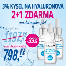 3% Kyselina hyaluronová 2+1 zdarma