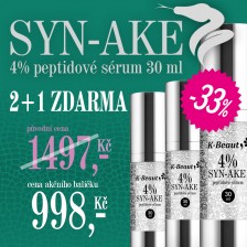 4% SYN-AKE peptidové sérum 2+1 ZDARMA