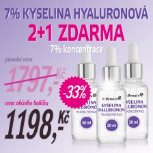 7% Kyselina hyaluronová 2+1 ZDARMA