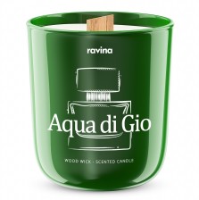 Aqua Di Gio - Sojová vonná svíčka ve skle