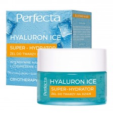 Perfecta - ledový denní krém - gel 3x hyaluron + elektrolyty