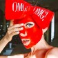 DOUBLE DARE - kosmetická čelenka s mašlí OMG!, červená